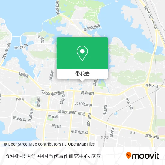 华中科技大学-中国当代写作研究中心地图