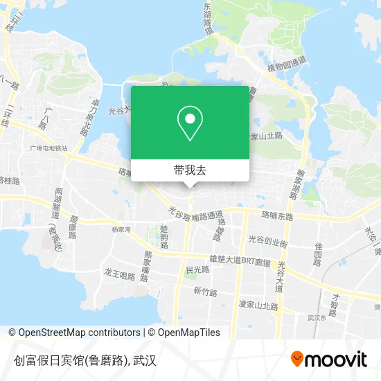 创富假日宾馆(鲁磨路)地图