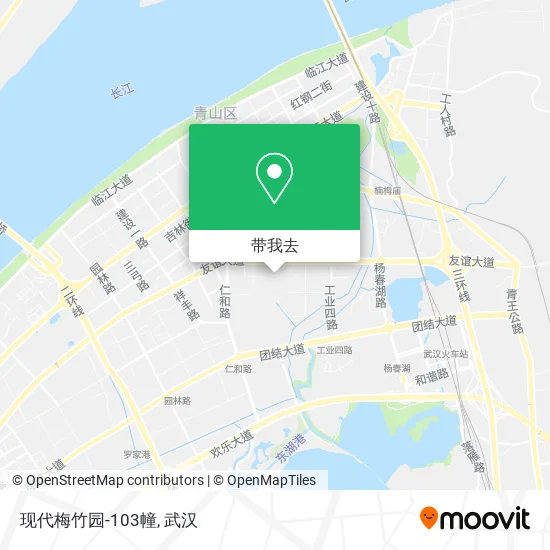 现代梅竹园-103幢地图