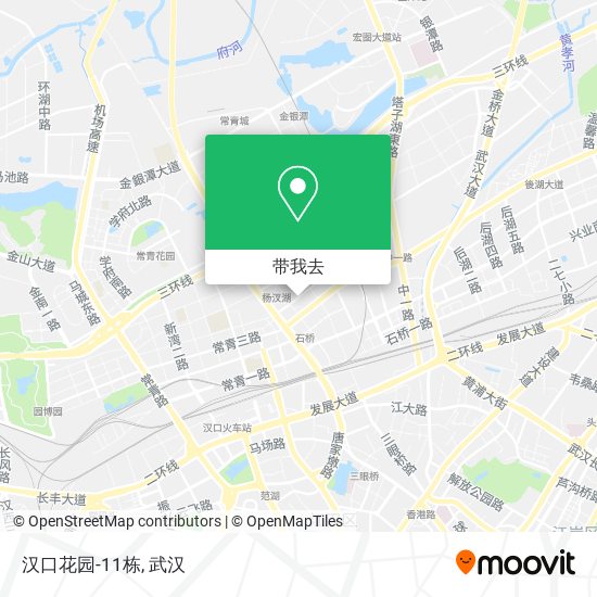 汉口花园-11栋地图