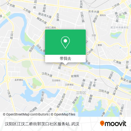 汉阳区江汉二桥街郭茨口社区服务站地图