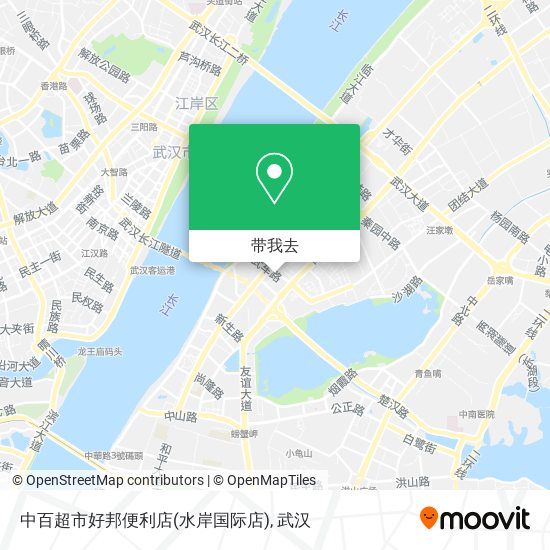 中百超市好邦便利店(水岸国际店)地图