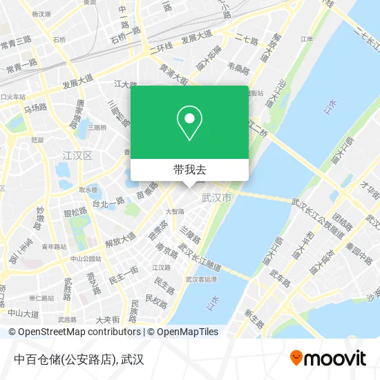 中百仓储(公安路店)地图