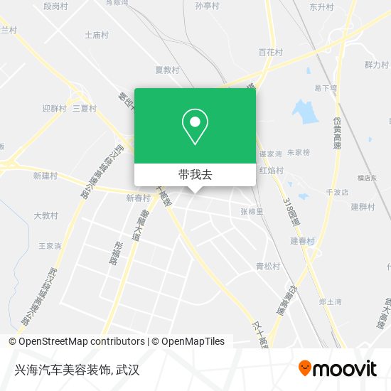 兴海汽车美容装饰地图