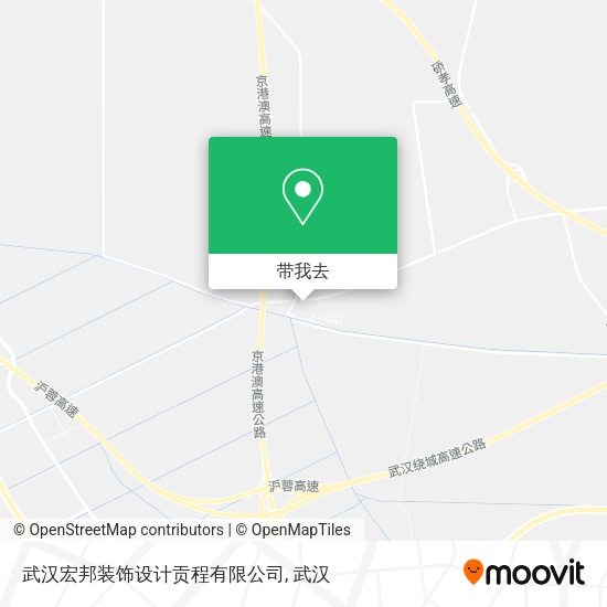武汉宏邦装饰设计贡程有限公司地图