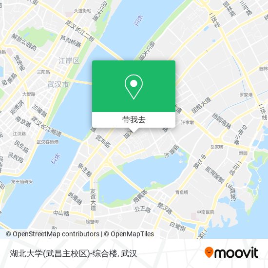 湖北大学(武昌主校区)-综合楼地图