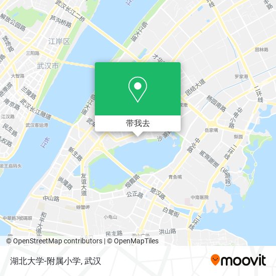 湖北大学-附属小学地图