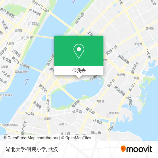湖北大学-附属小学地图