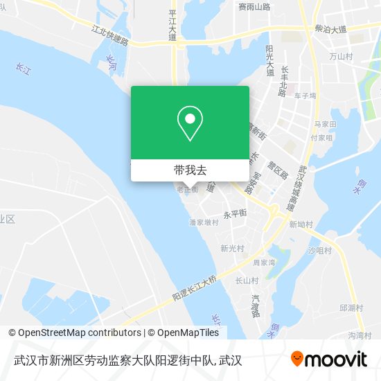 武汉市新洲区劳动监察大队阳逻街中队地图