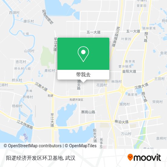 阳逻经济开发区环卫基地地图