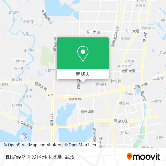 阳逻经济开发区环卫基地地图