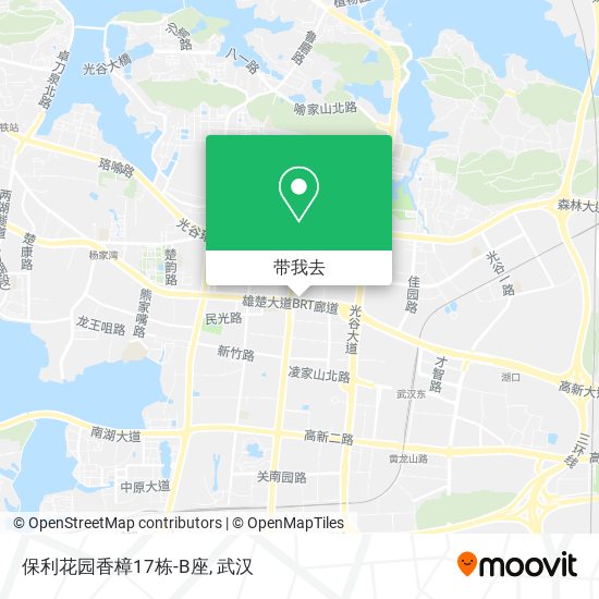 保利花园香樟17栋-B座地图