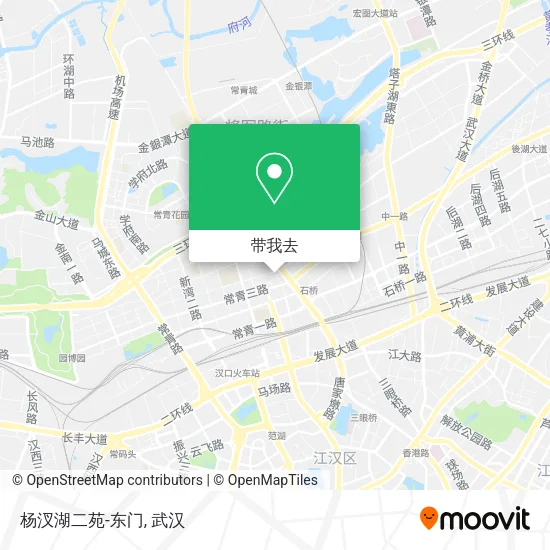 杨汊湖二苑-东门地图