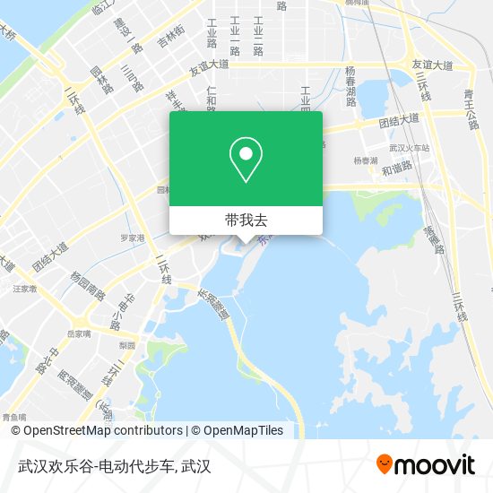 武汉欢乐谷-电动代步车地图