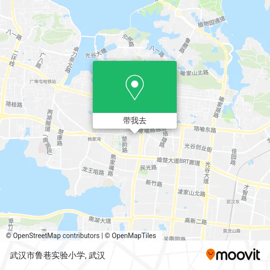 武汉市鲁巷实验小学地图