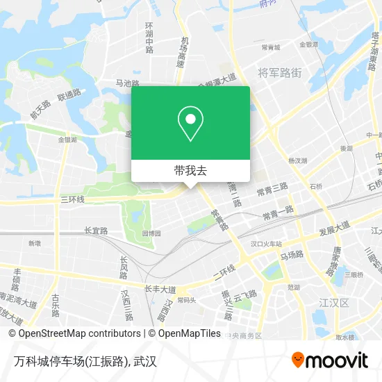 万科城停车场(江振路)地图