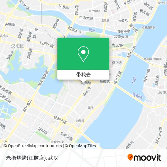 老街烧烤(江腾店)地图