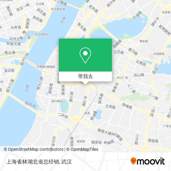 上海雀林湖北省总经销地图