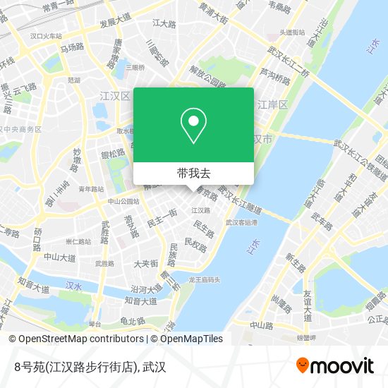 8号苑(江汉路步行街店)地图