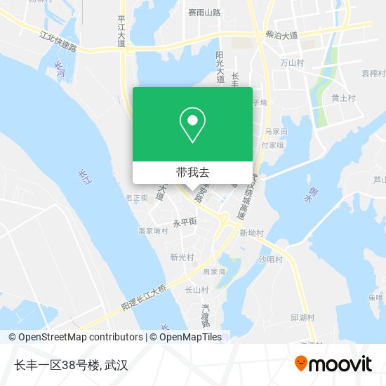 长丰一区38号楼地图