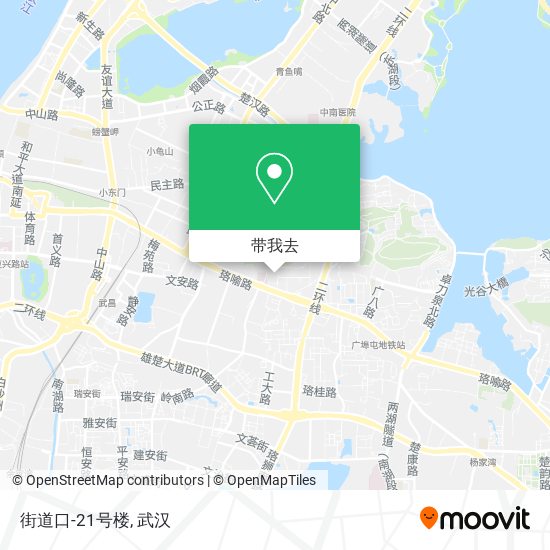 街道口-21号楼地图