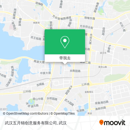 武汉五月锦创意服务有限公司地图