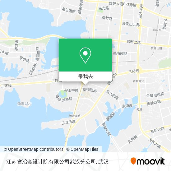 江苏省冶金设计院有限公司武汉分公司地图