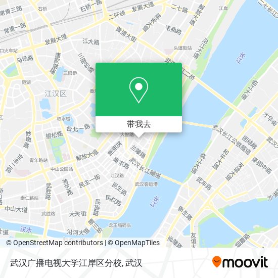 武汉广播电视大学江岸区分校地图