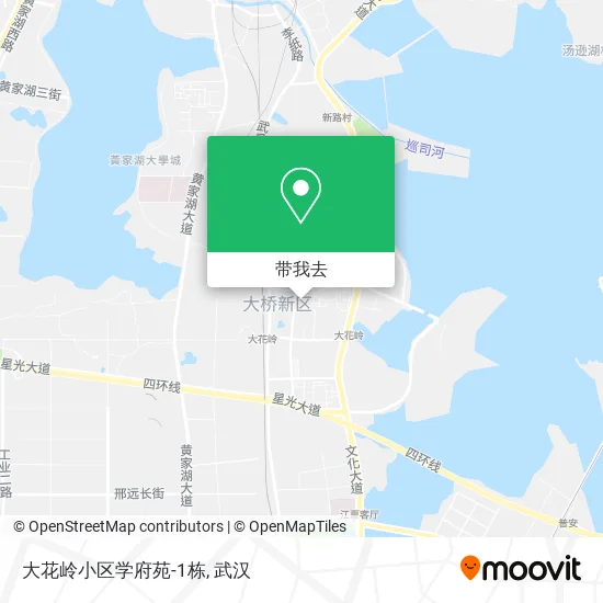 大花岭小区学府苑-1栋地图