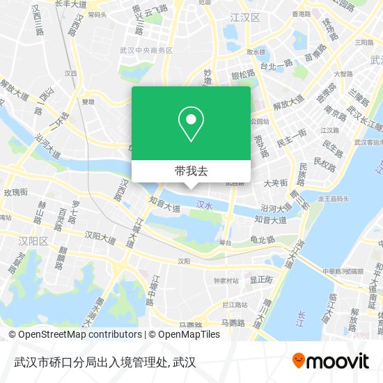 武汉市硚口分局出入境管理处地图