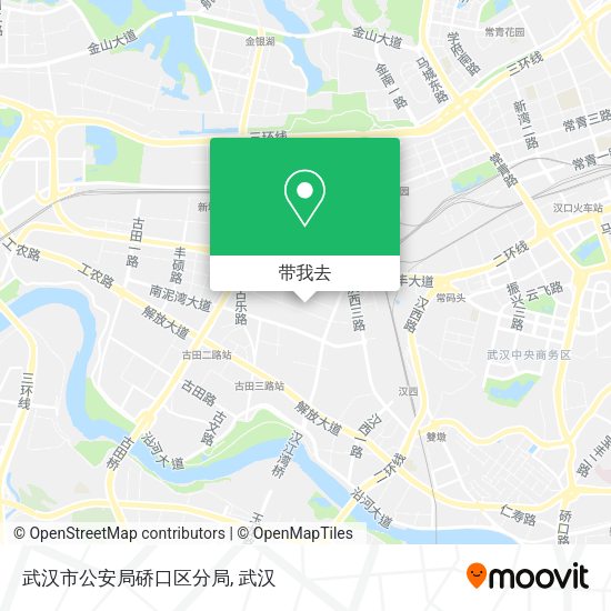 武汉市公安局硚口区分局地图