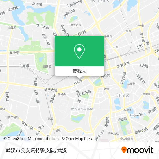 武汉市公安局特警支队地图