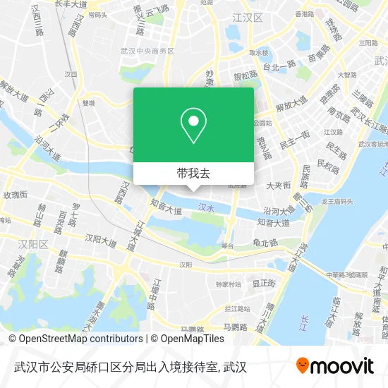 武汉市公安局硚口区分局出入境接待室地图