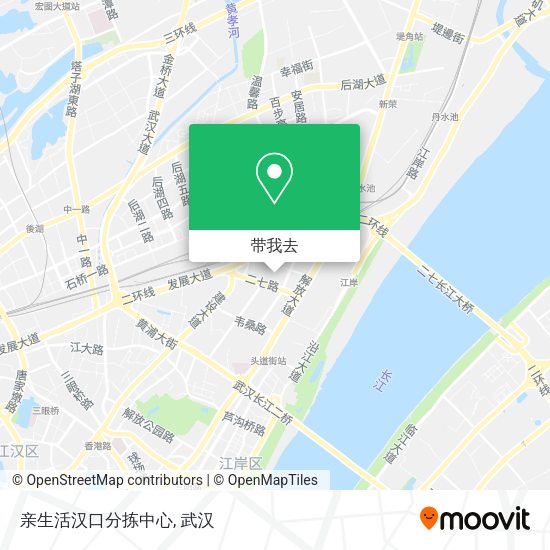亲生活汉口分拣中心地图