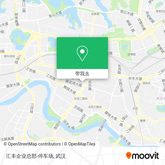汇丰企业总部-停车场地图