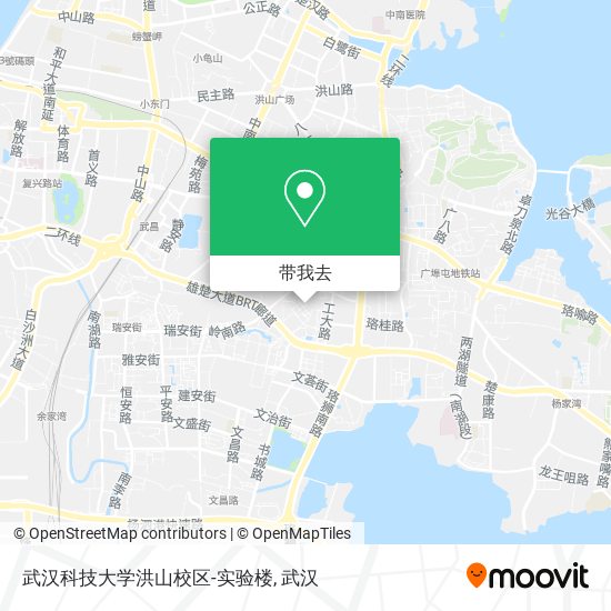 武汉科技大学洪山校区-实验楼地图