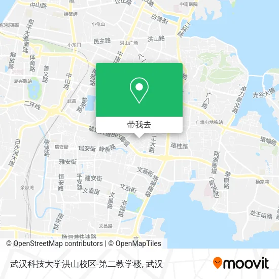 武汉科技大学洪山校区-第二教学楼地图