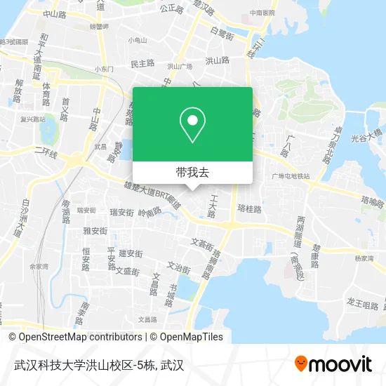 武汉科技大学洪山校区-5栋地图