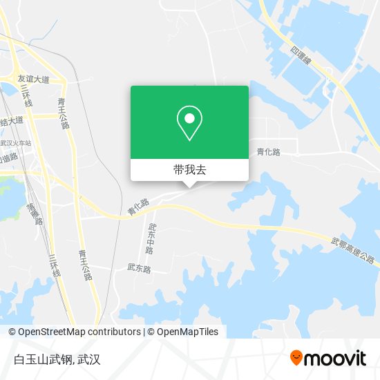 白玉山武钢地图