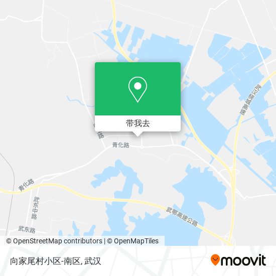 向家尾村小区-南区地图