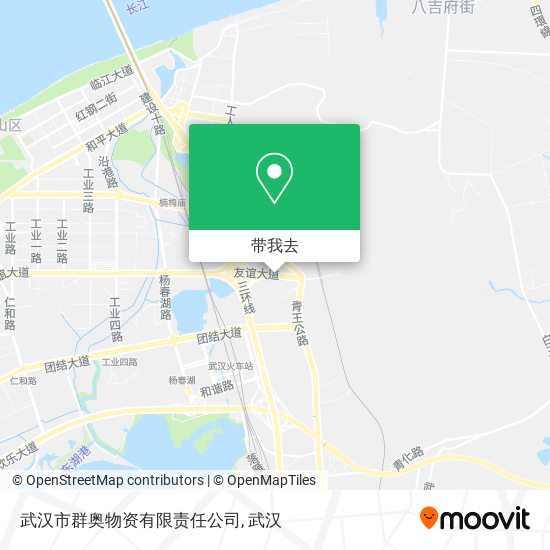 武汉市群奥物资有限责任公司地图