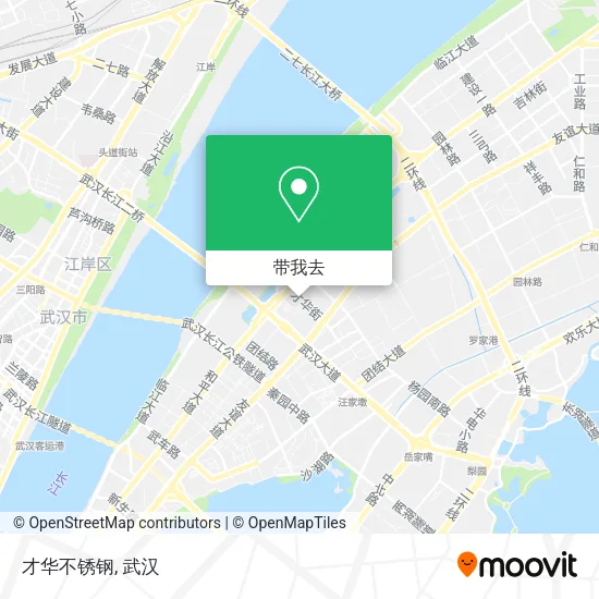 才华不锈钢地图