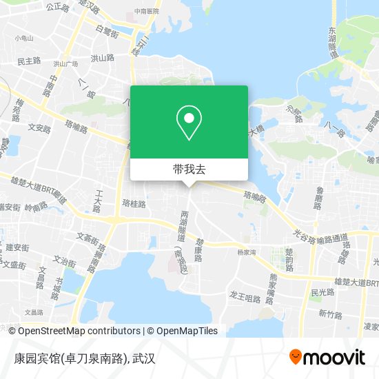 康园宾馆(卓刀泉南路)地图
