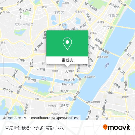 香港亚仕概念牛仔(多福路)地图