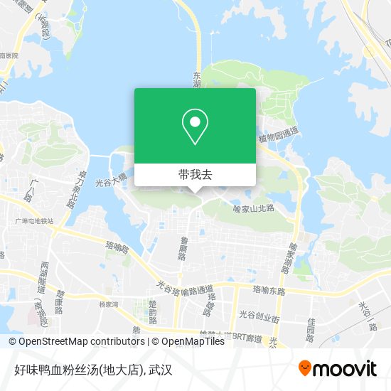 好味鸭血粉丝汤(地大店)地图