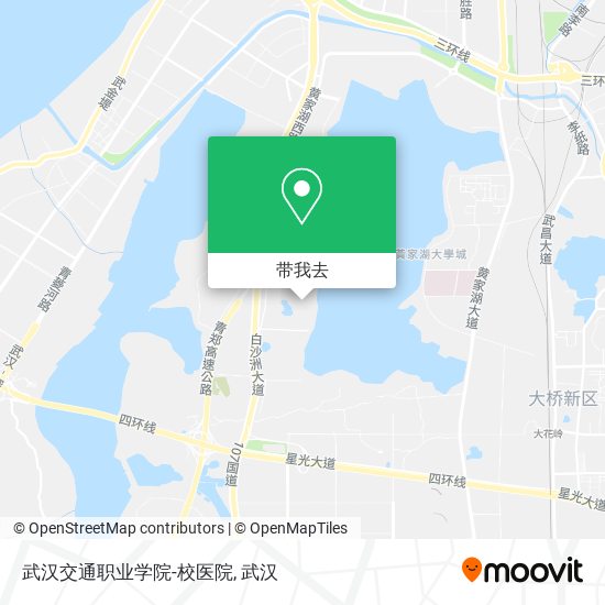 武汉交通职业学院-校医院地图