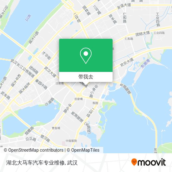 湖北大马车汽车专业维修地图
