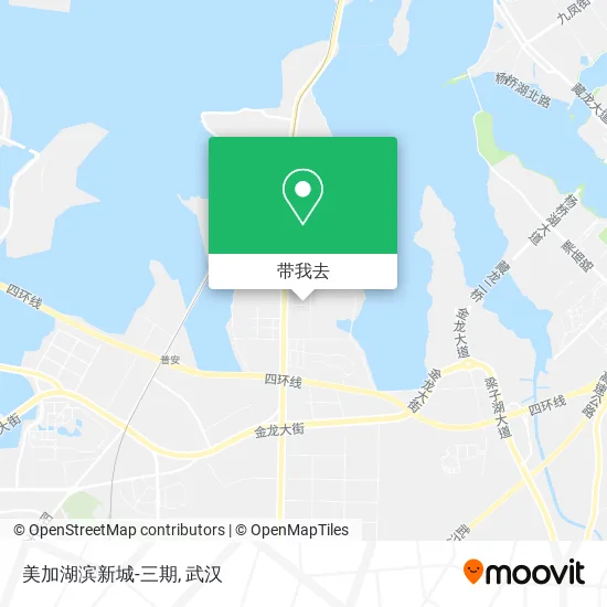 美加湖滨新城-三期地图