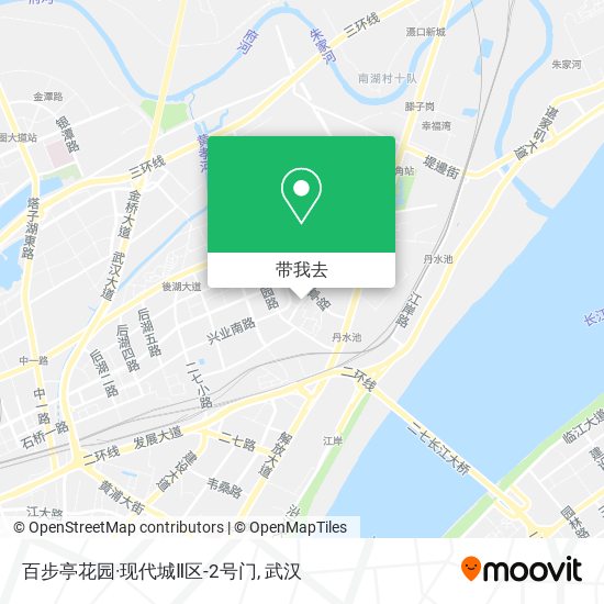 百步亭花园·现代城Ⅱ区-2号门地图