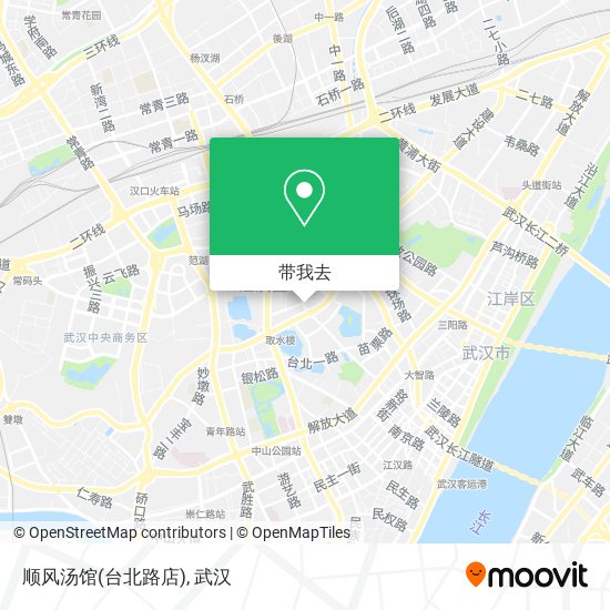 顺风汤馆(台北路店)地图